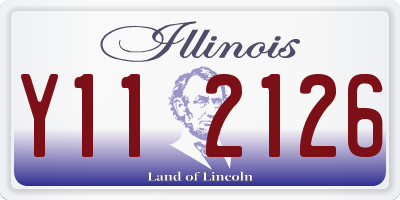 IL license plate Y112126