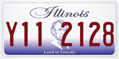 IL license plate Y112128