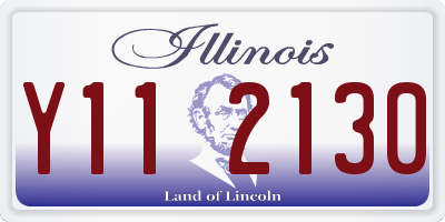 IL license plate Y112130