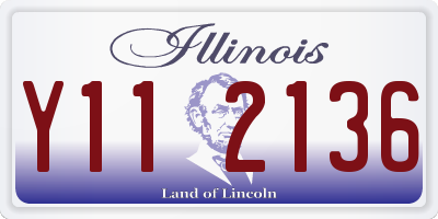 IL license plate Y112136