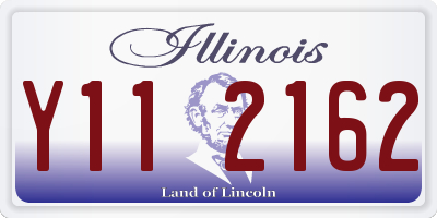 IL license plate Y112162