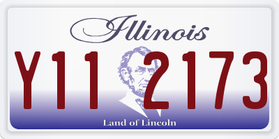 IL license plate Y112173