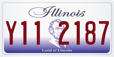 IL license plate Y112187