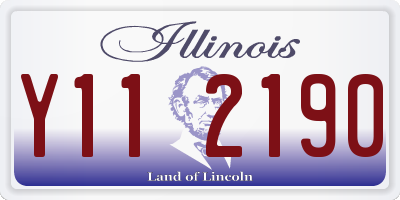 IL license plate Y112190