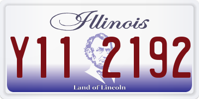 IL license plate Y112192