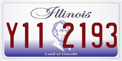 IL license plate Y112193