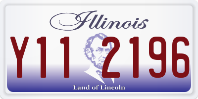 IL license plate Y112196