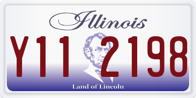 IL license plate Y112198