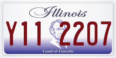 IL license plate Y112207