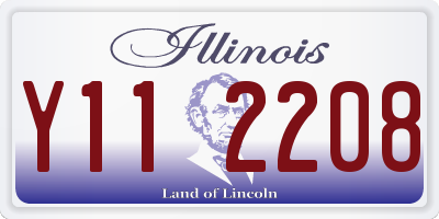 IL license plate Y112208