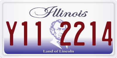 IL license plate Y112214