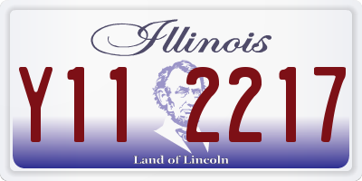 IL license plate Y112217