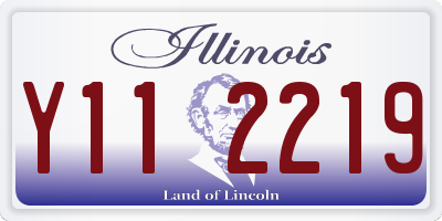IL license plate Y112219