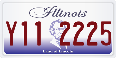 IL license plate Y112225