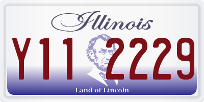 IL license plate Y112229