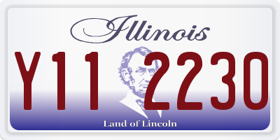 IL license plate Y112230