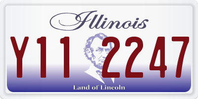 IL license plate Y112247