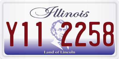 IL license plate Y112258