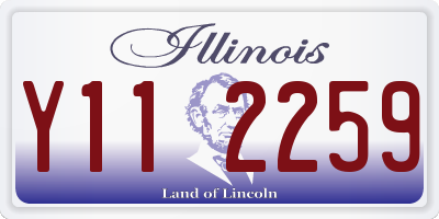 IL license plate Y112259