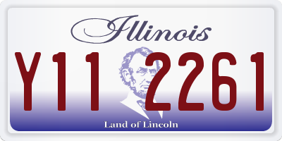 IL license plate Y112261