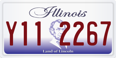 IL license plate Y112267