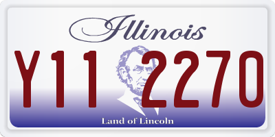 IL license plate Y112270