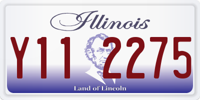 IL license plate Y112275