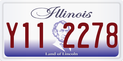 IL license plate Y112278