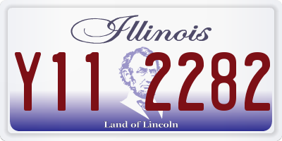 IL license plate Y112282