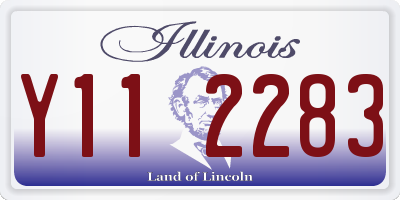 IL license plate Y112283