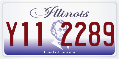 IL license plate Y112289