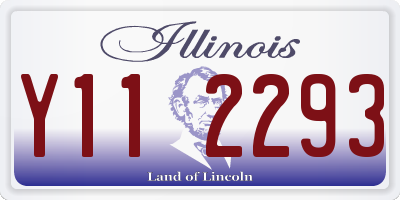 IL license plate Y112293