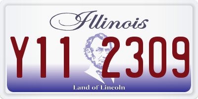 IL license plate Y112309