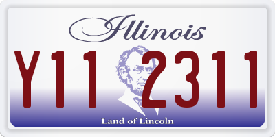 IL license plate Y112311