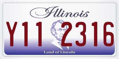 IL license plate Y112316