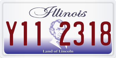 IL license plate Y112318