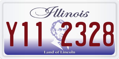 IL license plate Y112328