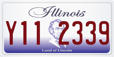 IL license plate Y112339