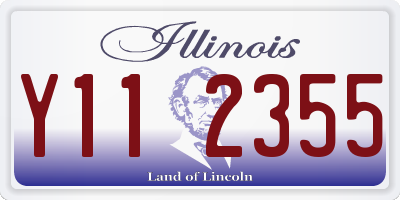 IL license plate Y112355