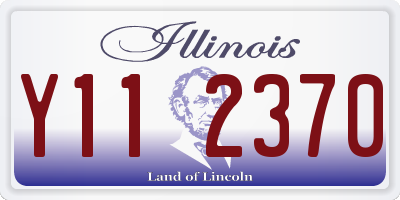IL license plate Y112370