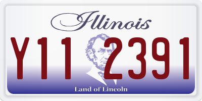 IL license plate Y112391