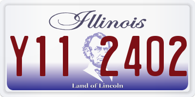 IL license plate Y112402