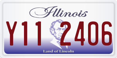 IL license plate Y112406