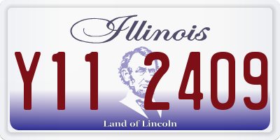 IL license plate Y112409
