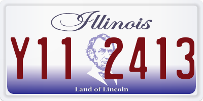 IL license plate Y112413