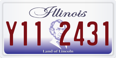 IL license plate Y112431