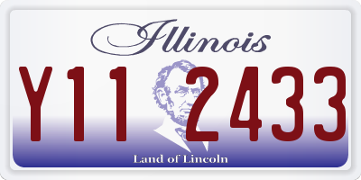 IL license plate Y112433