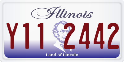 IL license plate Y112442