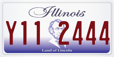 IL license plate Y112444