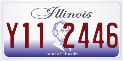 IL license plate Y112446
